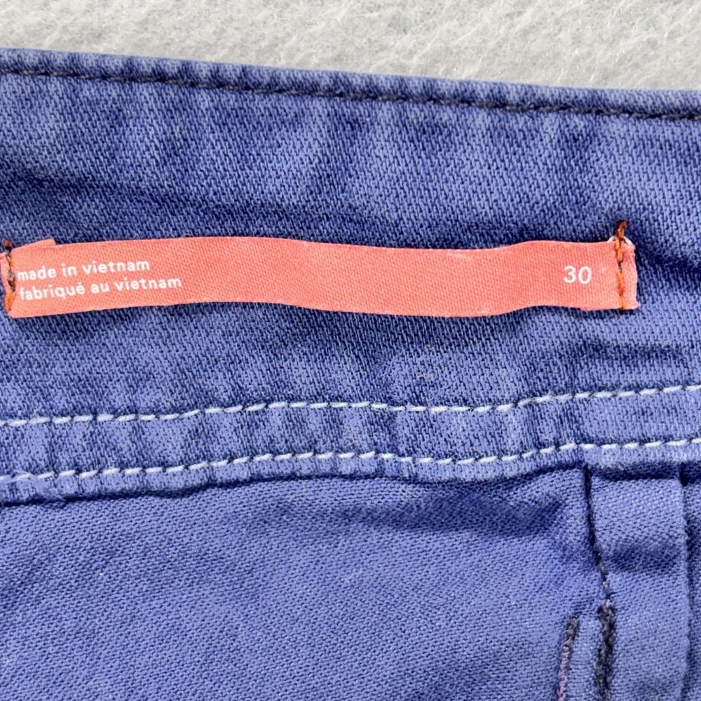 Pilcro Pants Womens Sz 30 Wide Leg Buckle Back Blue Hippie Boho Stretch Hipster - Picture 11 of 13